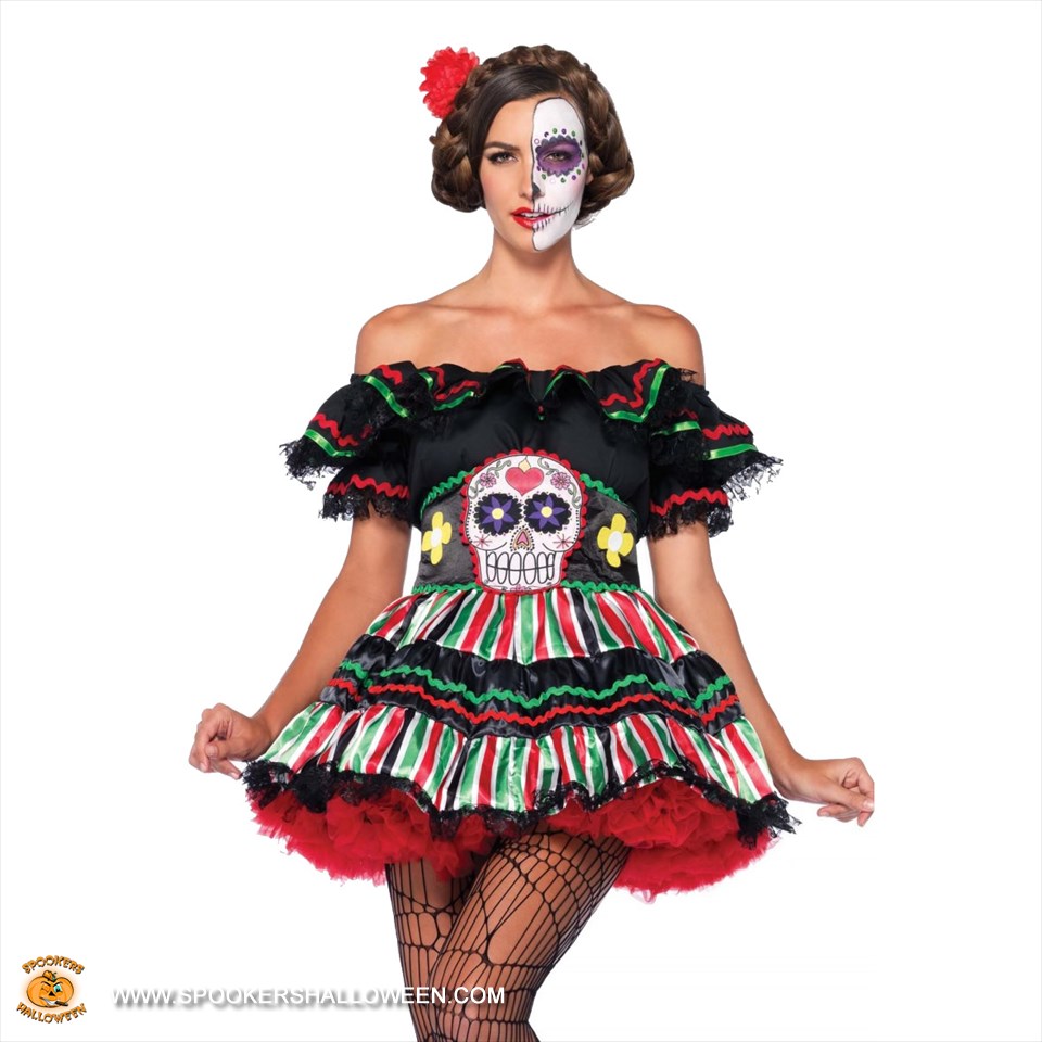 Day of the Dead Doll Costumes for Women Spookers Halloween